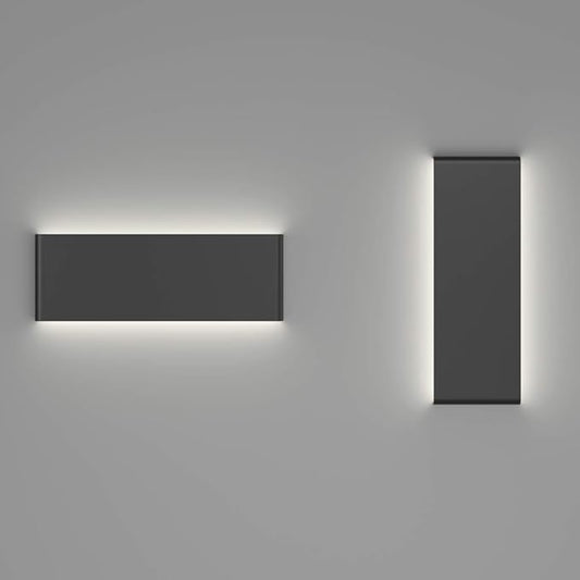 Ralbay 15.7in Wall Sconce 2-Pack Indoor Modern Light Fixtures 14W LED Up and Down Black Bathroom Wall Lighting Fixtures Natural White Light 4500K