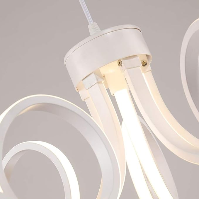 Indoor Light Led Modern Lighting Novelty Lustre Lamp - Multi-Headed Dimming for Bedroom, Living Room
