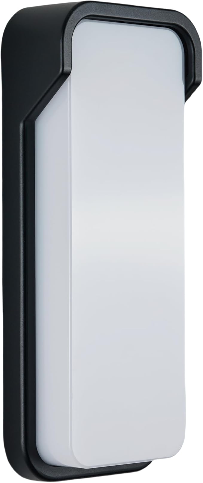 LANFU LED Modern Rectangular Outdoor Wall Sconce Light 3000K Outside Light for House Patio, Black Warm White, IP64 Waterproof Exterior Wall(16.5inch Bordered)