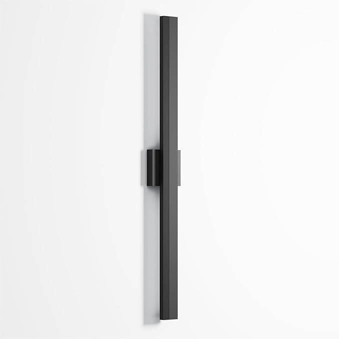 LamQee 39.4 In Aluminum Long Outdoor Wall Light, 3000K 2500LM Integrated LED Waterproof IP65, Linear Modern Exterior Lighting Fixtures Wall Mount Outside Sconce for House Porch Patio Garage Front Door