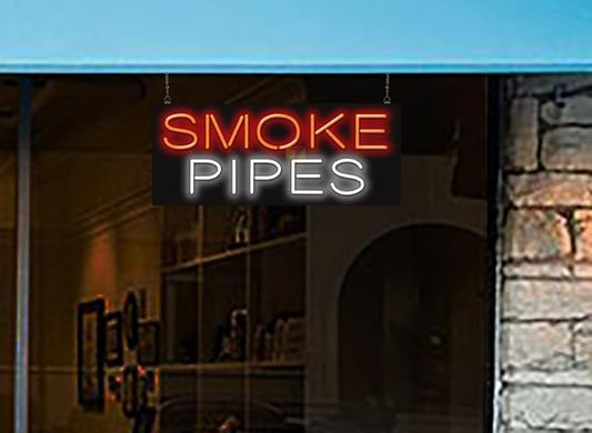 Smoke Pipes Neon Sign