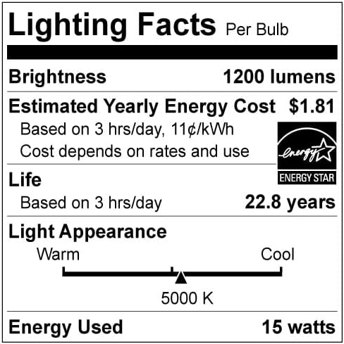 Sunlite 40333 LED PAR38 Long Neck Spotlight Bulb, 15 Watt (100W Halogen EQ), 1200 Lm, 40° Flood Beam, Medium E26 Base, 90 CRI, Waterproof, Dimmable, T20/T24/CEC & UL Listed, 5000K Daylight, 6 Count
