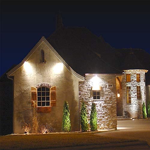 Explux 250 Watt Equivalent PAR38 LED Flood Light Bulbs, Super Bright 3300 Lumens, Dimmable, Full-Glass Outdoor Waterproof & Anti-Ageing, 5000K Daylight Spotlight, 6-Pack