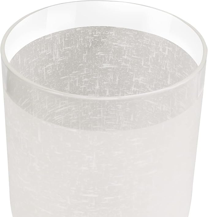 2 Pack White Frosted Glass Lamp Shade, Cylinder Light Fixture Replacement Globe or Cover with 1-5/8-Inch Fitter for Pendant Light Chandelier Wall Sconce G0099