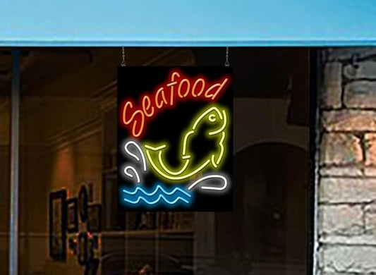 Seafood Neon Sign