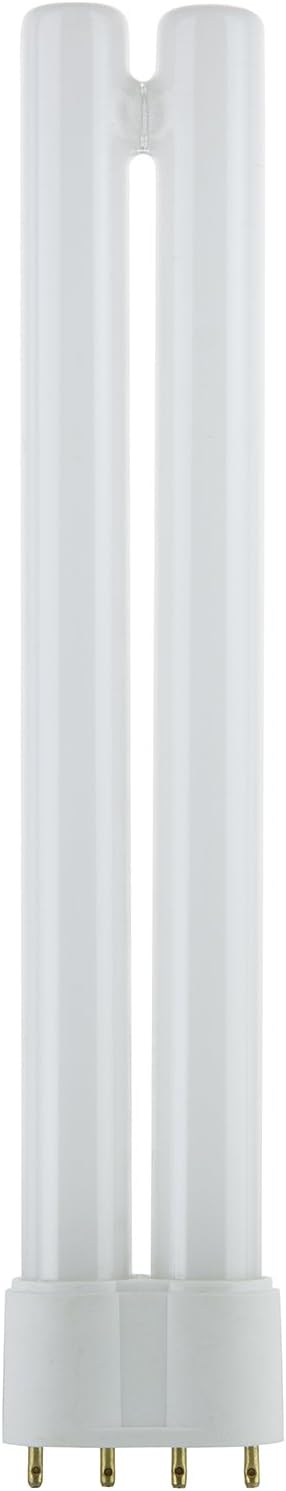 Sunlite FT18DL/835 Compact Fluorescent Plug-in Tube Light, 18 Watts 120 Volts, 10000 Rated Hours, 2G11 4-Pin Base, 1200 Luments, Twin Tube, 3500K Neutral White, 10 Pack