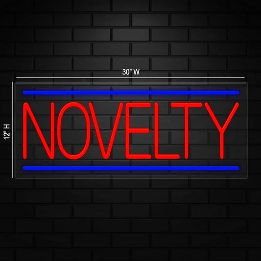Novelty Neon Sign for Retail Displays | Value priced LED Flex Neon | Electronic Light Up LED Sign for Windows/Walls | 30"W x 12"H x 1"D