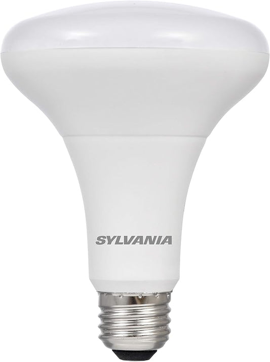 Sylvania ECO LED Light Bulb, BR30, 65W=10W, 7 Year, 650 Lumens, Frosted, Dimmable, Daylight - 4 Pack (40871)