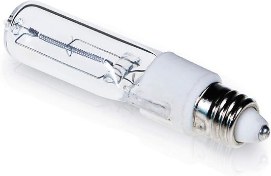 4-Pack JDE11 100W Halogen Bulbs, E11 Mini Candelabra Base, Dimmable, 2800K Warm White, for Ceiling Fans, Chandeliers, Accent & Decorative Lighting