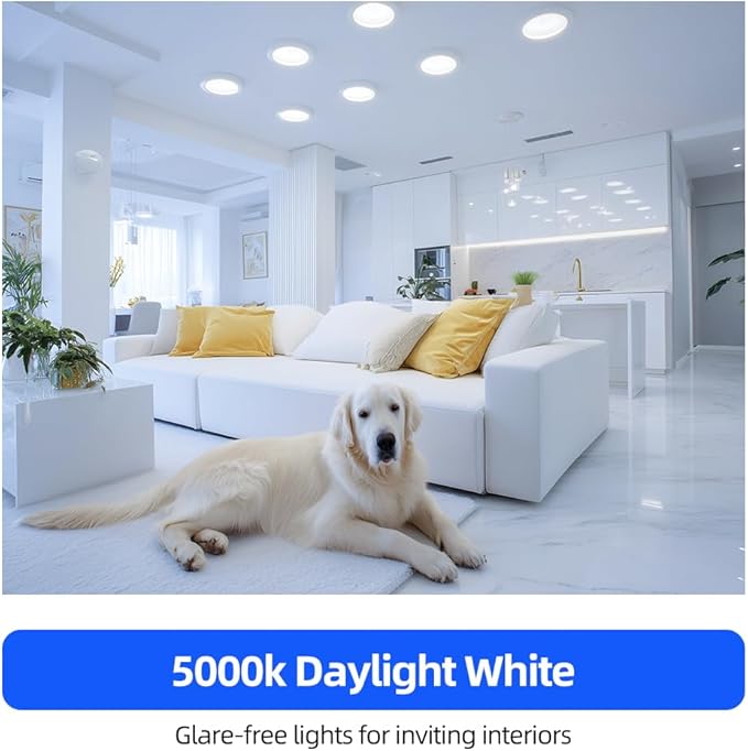 MASTERY MART 36 Pack BR30 LED Bulbs, 65W Equivalent, 5000K Daylight, 700 Lumens, Flicker-Free, Dimmable Flood Lights for Home, Kitchen Long Lasting & Energy Efficient, E26 Base, UL Listed
