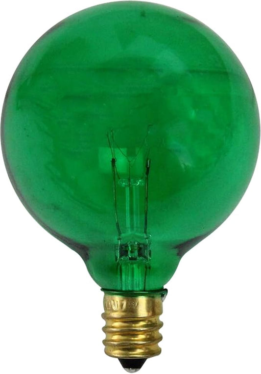 Northlight Incandescent G50 Christmas Replacement Bulbs - Green - Pack of 25