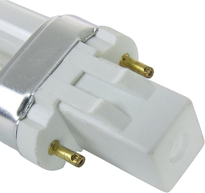 (6 Pack) PL-13W 841, 2 Pin GX23, 13 Watt Single U-Shaped Twin Tube, Compact Fluorescent Light Bulb, Replaces Philips PLS13W41 GX23, Sylvania CF13DS841.