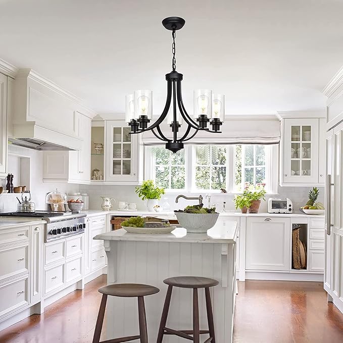 Clear Glass Shades Replacements 3-Pack Shade Cover Globes for Light Fixtures