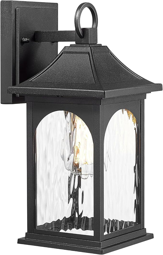Porch Lights Outdoor Wall Light Fixtures 12.8 Inch Waterproof Aluminum, Outdoor Carriage Lights Exterior Wall Sconce Light E26 Socket Outside Lights for House Front Door Garage