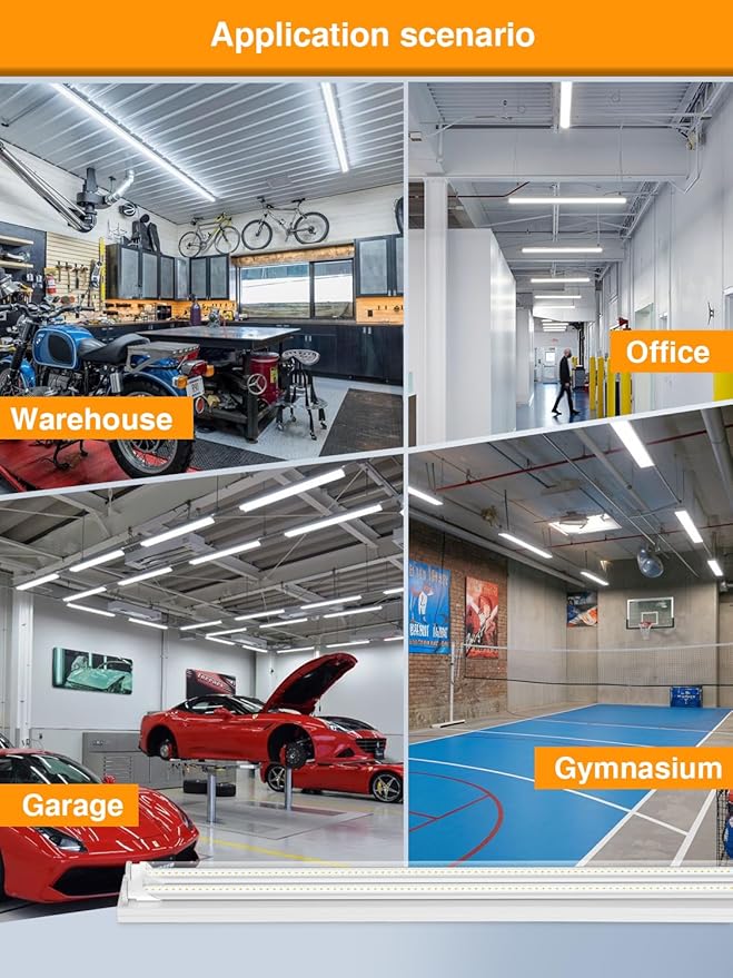 T8 Led Bulbs 4 Foot 6500K 36W 5400LM, Super Bright LED Daylight 4ft Bulb, Fluorescent Light Replacement, T8 4' Led Light Bulbs Ballast Bypass for Workshop Garage Warehouse 20 Pack