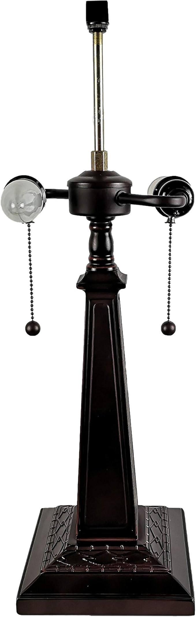 Tiffany Style Table Lamp Banker Mission 22" Tall Stained Glass Ivory Green Antique Vintage Light Decor Nightstand Living Room Bedroom Handmade Gift AM349TL14, 14 in Diameter Amora Lighting
