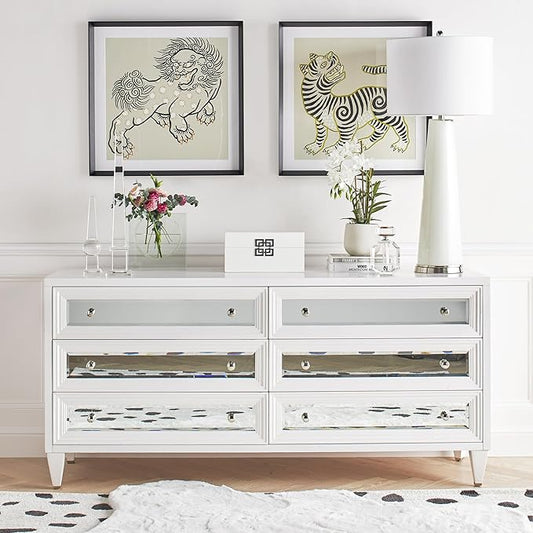 Z Gallerie Century Table Lamp,White (Bulbs not Included)