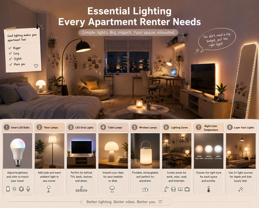 Best Lighting Ideas for Small Apartments in 2026