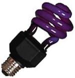40 Qty. Halco 15W T3 Spiral BLB Med ProLume CFL15/BLB 15w 120v CFL Blacklight-Blue Lamp Bulb