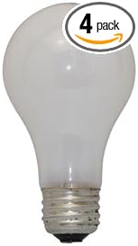 Technical Precision Replacement for SLI Sylvania Lighting 60A/TC TOUGHCOAT Light Bulb 4 Pack