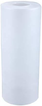 GoLucky Glass Cylinder Shade Accessory - Glass Lamp Fixture Shade Replacement - 1-5/8 Inch Fitter - 3.5"(D) x 14"(H)