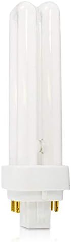 (4Pack) PLC-13W 835, 4 Pin G24q-1, 13 Watt Double Tube, Compact Fluorescent Light Bulb, Replaces Philips 38327-3, GE 97596 and Sylvania 20671
