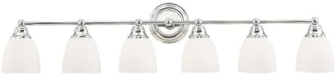 Livex Lighting 13666-05 Somerville 6-Light Bath Light, Chrome