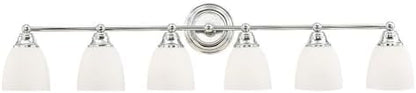 Livex Lighting 13666-05 Somerville 6-Light Bath Light, Chrome