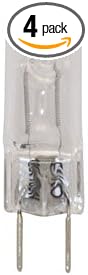 Technical Precision Replacement for Light Bulb/LAMP Q20T4/CL/G8 130V 45MM 4 Pack