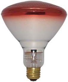 Technical Precision Replacement for Ge General Electric G.e Wb08x10029 Red Infrared Bulb 175 Watt Bulb Warming Lamp - 120V PAR38 Infrared Light Bulb - 1 Pack