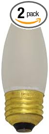 Technical Precision Replacement for BULBRITE 60ETF Light Bulb 2 Pack