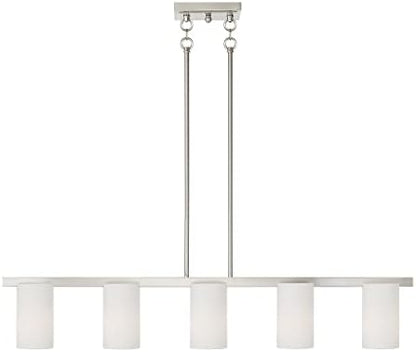 Livex Lighting 1327-91 Astoria 5-Light Chandelier, Brushed Nickel