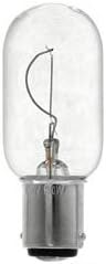 Technical Precision 30W 24V Incandescent Bulb Replacement for Perko 0374002clr Miniature T8 Bulb - BA15D Double Contact Bayonet Base - Marine Navigation Bulb - Clear - 1 Pack