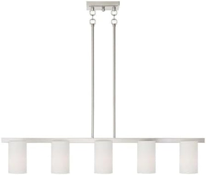 Livex Lighting 1327-91 Astoria 5-Light Chandelier, Brushed Nickel
