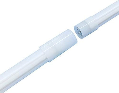 NUWATT T8 LED 8 FT Tube Frosted Lens (15 Pack) 42W 5500 Lumens 5000k, 120-277V; Double Pins, Breaks Down into 2-4 FT Fixtures, (15 Pack)