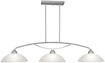 Livex Lighting 4224-91 Somerset Billiard/Island, 11.25x50.00x13.00, Silver