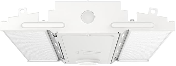 Lithonia Lighting Compact Pro LED High Bay Light, Ceiling Lighting Fixture, Adjustable 12000/15000/18000 Lumens, Selectable 4000K/5000K, MVOLT 120-277V (CPHB ALO13 MVOLT SWW9 80CRI DWH)