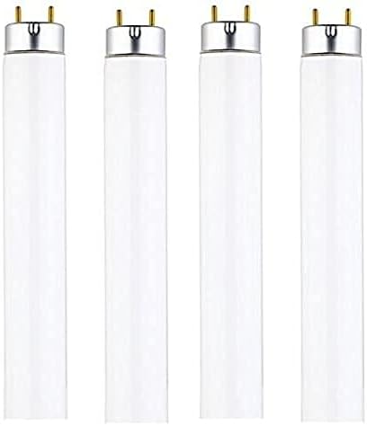 DYSMIO F17T8 17-Watt 24-inch Tube Light Bulb, 3500K,1450 Lumen G13 Medium Bi-Pin Base T8 Fluorescent Light Bulb with Neutral White Light.