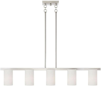 Livex Lighting 1327-91 Astoria 5-Light Chandelier, Brushed Nickel