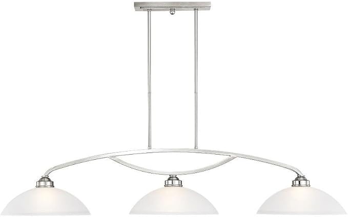Livex Lighting 4224-91 Somerset Billiard/Island, 11.25x50.00x13.00, Silver