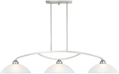 Livex Lighting 4224-91 Somerset Billiard/Island, 11.25x50.00x13.00, Silver