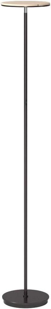 Brightech Sky Flux Dimmable LED Floor Lamp – Super Bright Floor Lamp with 3 Light Modes for Living Room, Office – Torchiere Standing Touch-Lamp, Tall Torch Lamp for Bedroom & Reading - Bronze