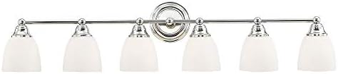 Livex Lighting 13666-05 Somerville 6-Light Bath Light, Chrome