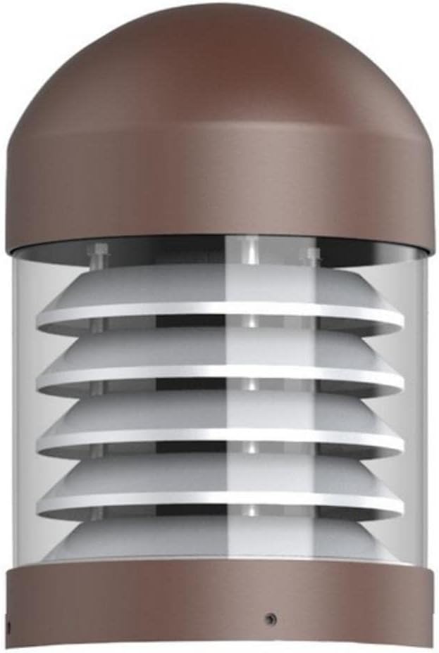 Morris 72312 - Selectable watt 120/277 volt CCT Selectable Bronze LED Bollard Dome Top