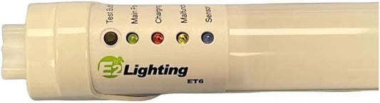 E2 LIGHTING Emergency 4FT T8 Tube with bettery Backup Shop Light (3500K)