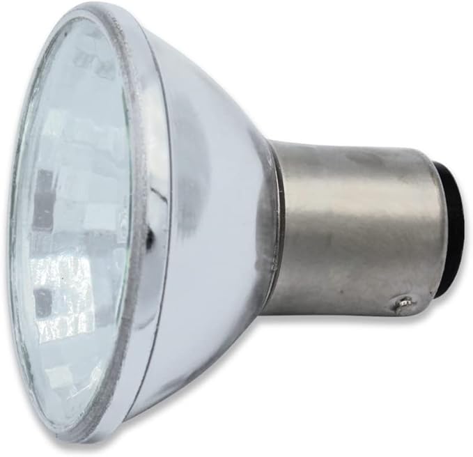 Technical Precision Replacement for Damar Gbf/Frost/ss 20W 12V ALR12 Light Bulb 20 Watts MR11 Halogen Bulb - BA15D Double Contact Bayonet Base - 1 Pack