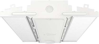 Lithonia Lighting Compact Pro LED High Bay Light, Ceiling Lighting Fixture, Adjustable 24000/27000/30000 Lumens, Selectable 4000K/5000K, MVOLT 120-277V (CPHB ALO16 MVOLT SWW9 80CRI DWH)