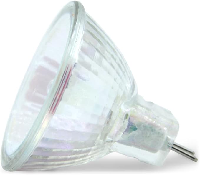 Technical Precision Replacement for Sightsational Fiber Optic Angels - 12 to 24-inch Light Bulb MR11 6V 5W Halogen Bulb - G4 Base - Clear Glass Finish - 1 Pack