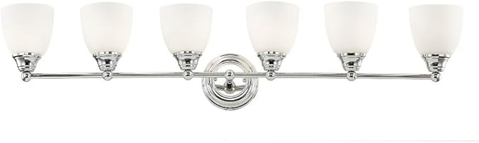 Livex Lighting 13666-05 Somerville 6-Light Bath Light, Chrome