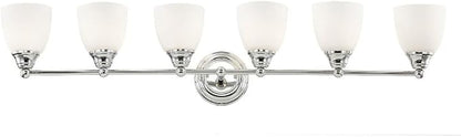 Livex Lighting 13666-05 Somerville 6-Light Bath Light, Chrome